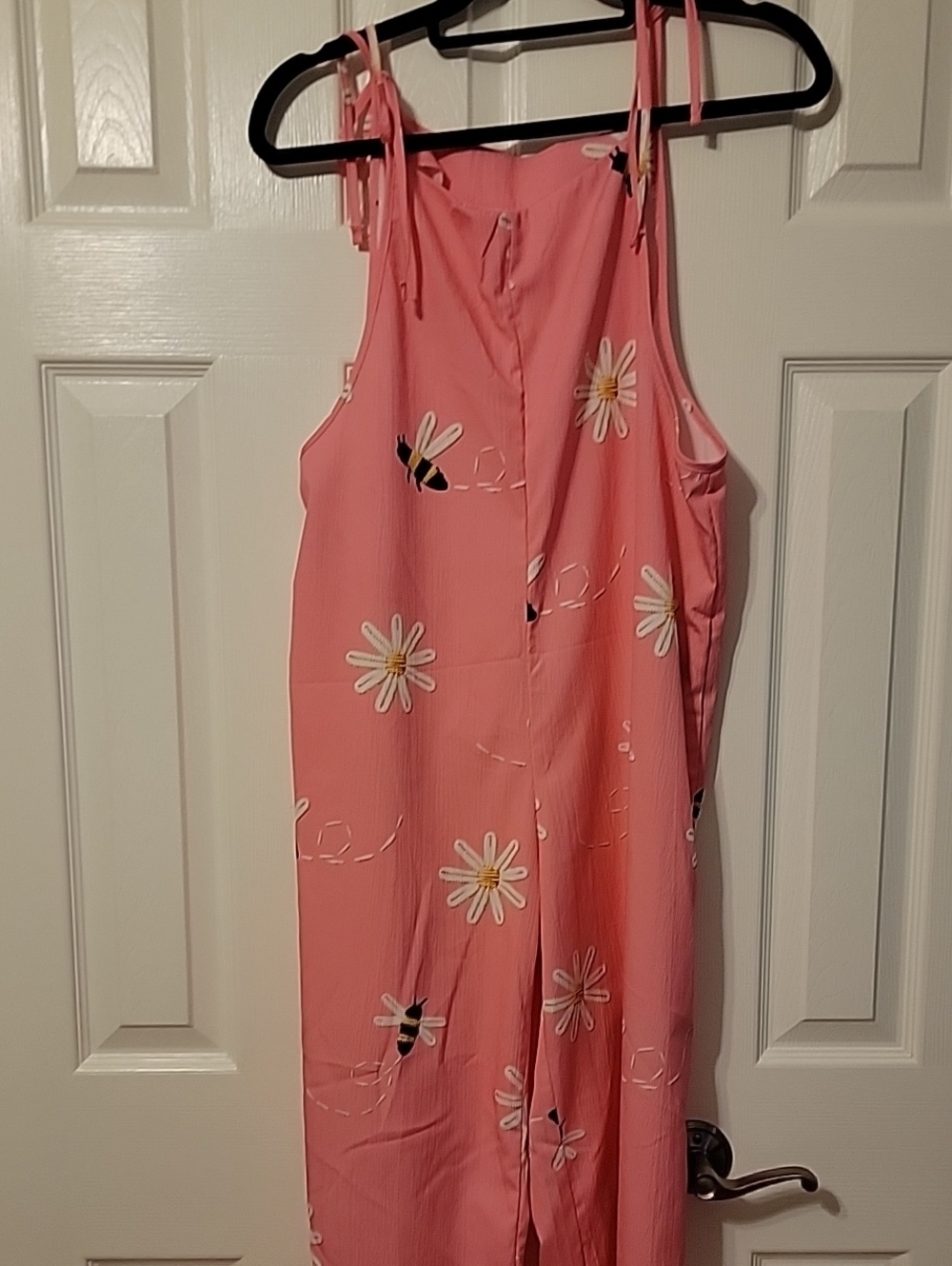 Pink Daisy & Bee Sleeveless Jumpsuit